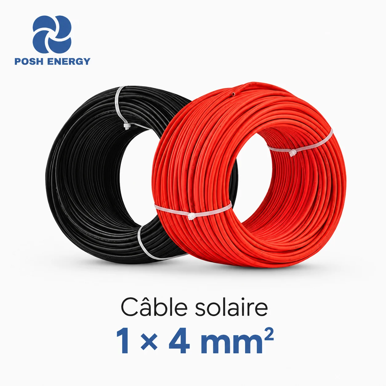 Câble solaire H1Z2Z2-K 1 × 4 mm²