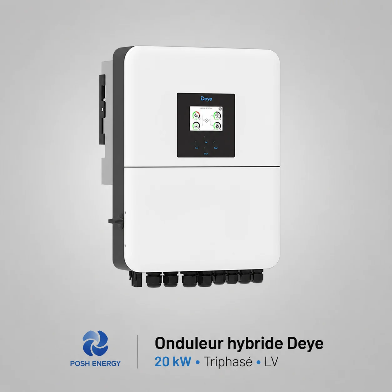 Onduleur hybride Deye 20 kW triphasé LV