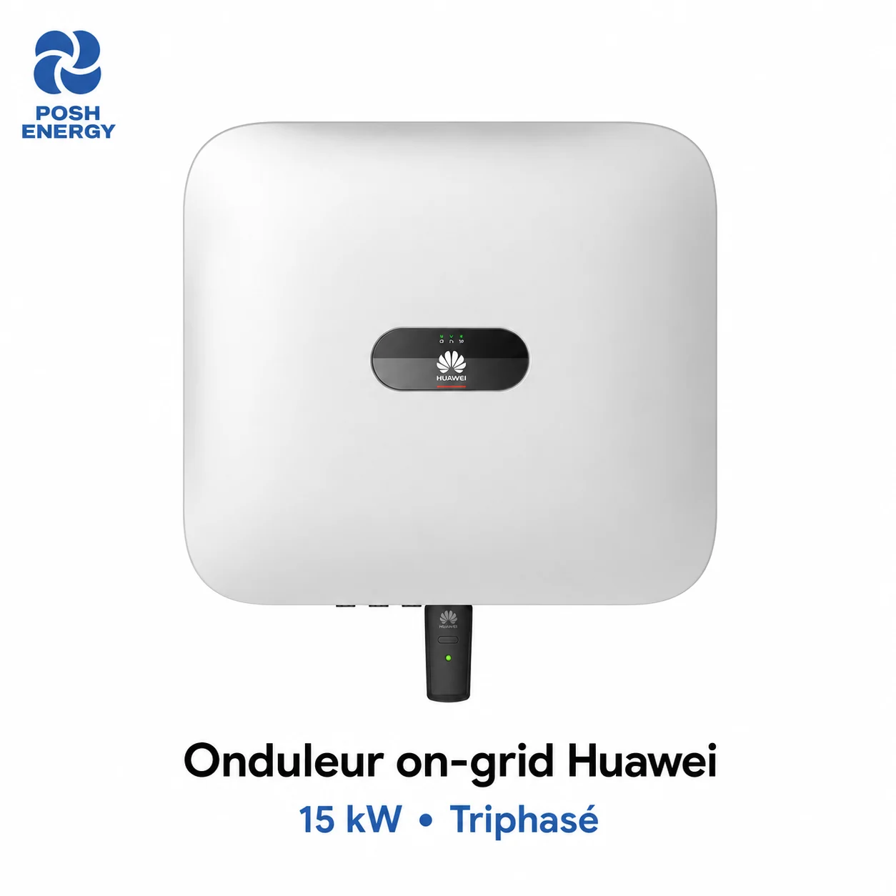 Onduleur on-grid Huawei 15 kW triphasé