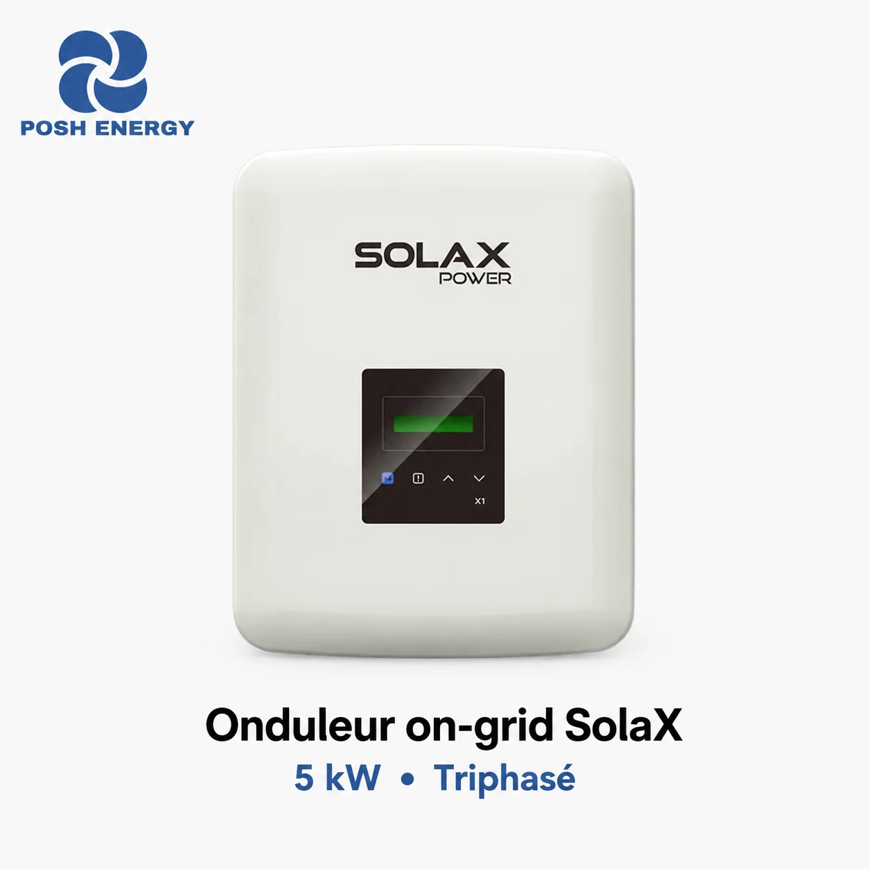 Onduleur on-grid SolaX 5 kW triphasé